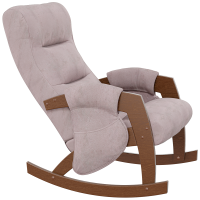 Кресло-качалка - Элит  с карманами (LunarDesert, орех антик шпон )